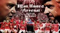 Manchester United vs Arsenal (bola.com/samsulhadi)