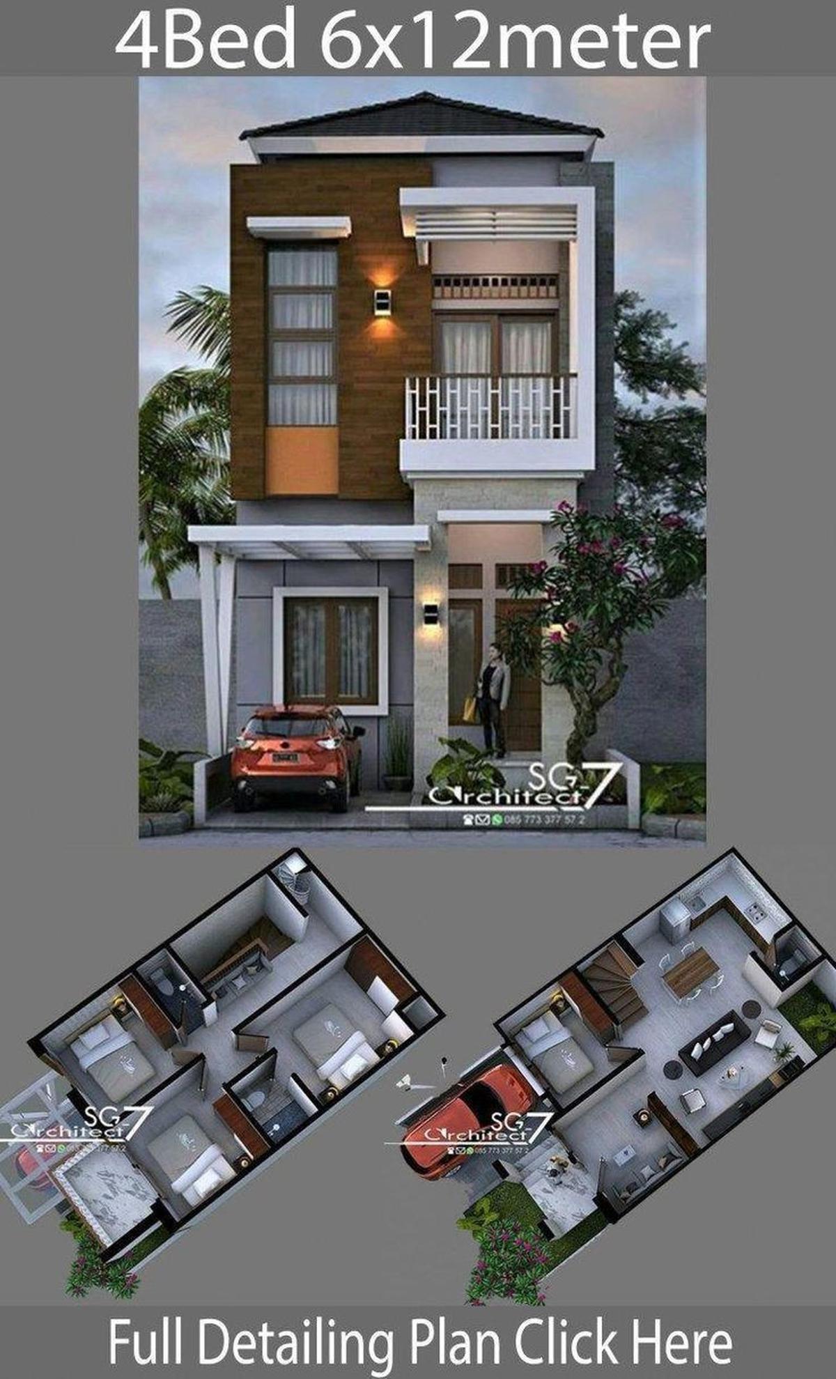 Rumah minimalis 6x12