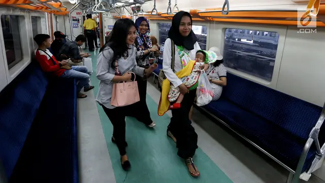 HUT RI ke-72, Naik Commuter Line Gratis
