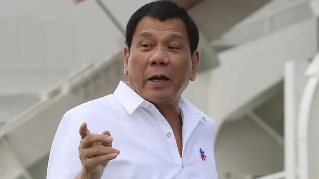 Presiden Filipina Rodrigo Duterte 