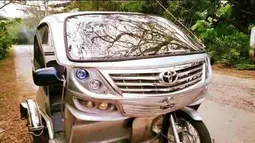 10 Potret Modifikasi Becak Motor yang Keren Abis, Terkesan Mewah Banget
