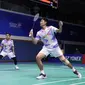 Leo Rolly Carnando/Bagas Maulana lolos ke semifinal Korea Open 2024.&nbsp;Ganda putra Indonesia itu menyingkirkan pasangan Korea Selatan Choi Soi Gyu/Heo Kwang Hee 21-17 dan 21-17 di Mokpo Indoor Stadium, Jumat (30/8). (foto: PP PBSI)