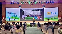 Acara peringatan Hari Bumi yang diselenggarakan secara Hybrid di Kantor Pusat PLN, Jakarta pada Rabu, 8 Mei 2024. (Foto: PLN)