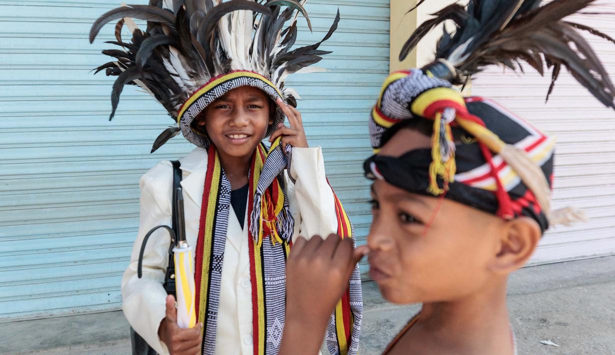 Menurut rencana, selama di Timor Leste, Paus Fransiskus bakal bertemu anak-anak disabilitas, uskup agung dan tokoh agama, hingga menghadiri misa kudus di Dili. (Yasuyoshi CHIBA/AFP)