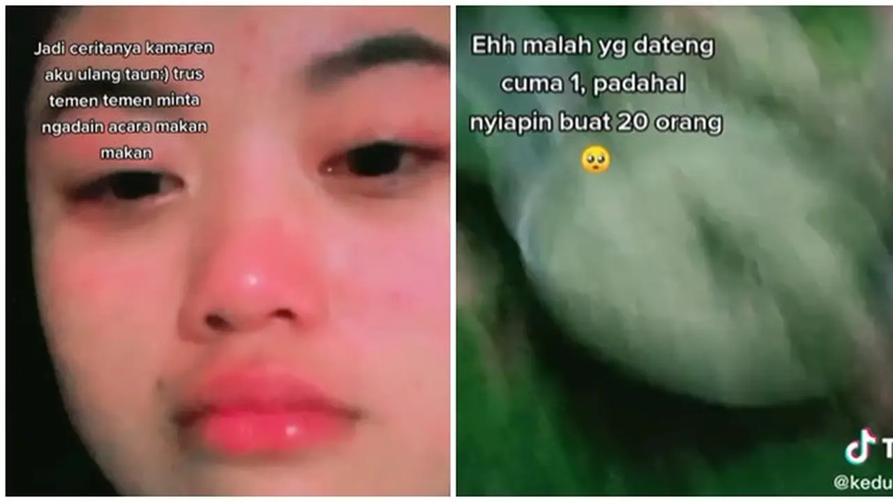Viral Acara Ulang Tahun Gadis Ini Dihadiri 1 Teman, Sang Ibu Sudah Masak 20 Porsi