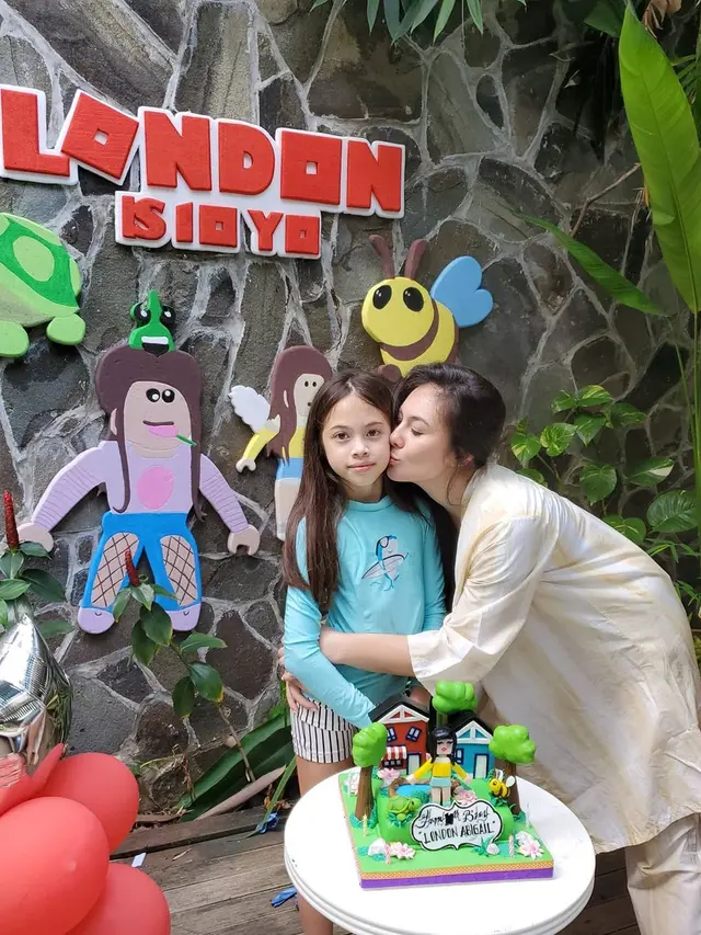 6 Momen Ulang Tahun London Abigail Dimitri ke-10, Putri Kedua Wulan Guritno