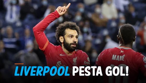 VIDEO: Liverpool Pesta Gol di Liga Champions, Cukur FC Porto 5-1