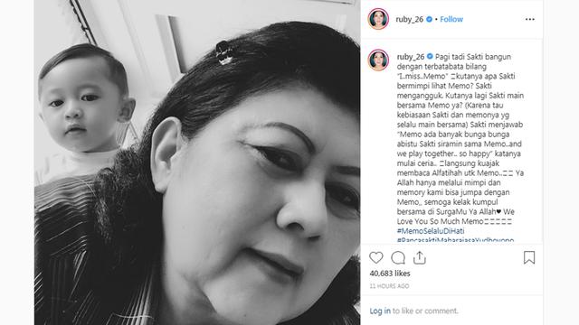 Ani Yudhoyono dan Cucu