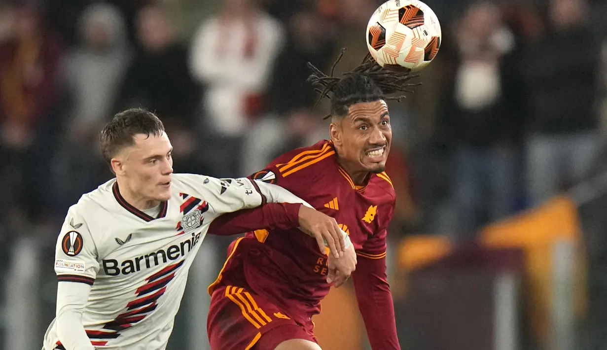 <p>Roma akan gantian tandang ke markas Leverkusen di leg kedua semifinal Liga Europa pada Jumat (10/5/2024) dini hari WIB. (AP Photo/Alessandra Tarantino)</p>