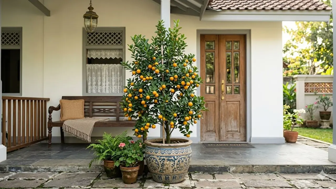 Pohon Buah Mini dalam Pot