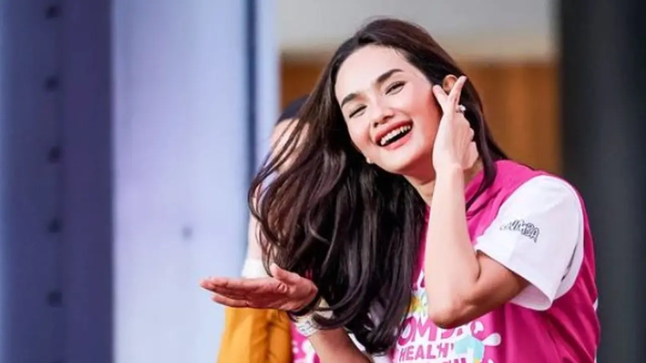 Faby Marcelia di acara OMDC Zumba Party (Instagram/fabymarcelia)