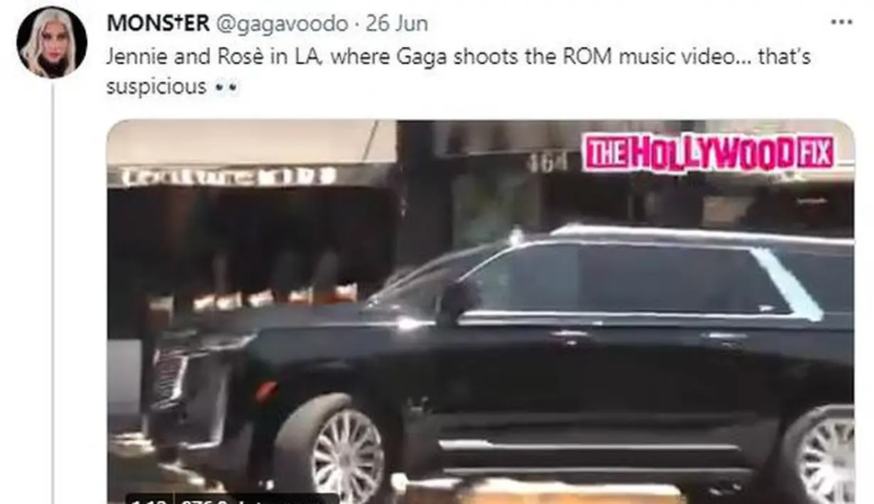 Banyak spekulasi muncul tentang keberadaan mereka di sana, dari rumor hamil sampai urusan proyek musik baru. (Foto: twitter/@gagavoodo)