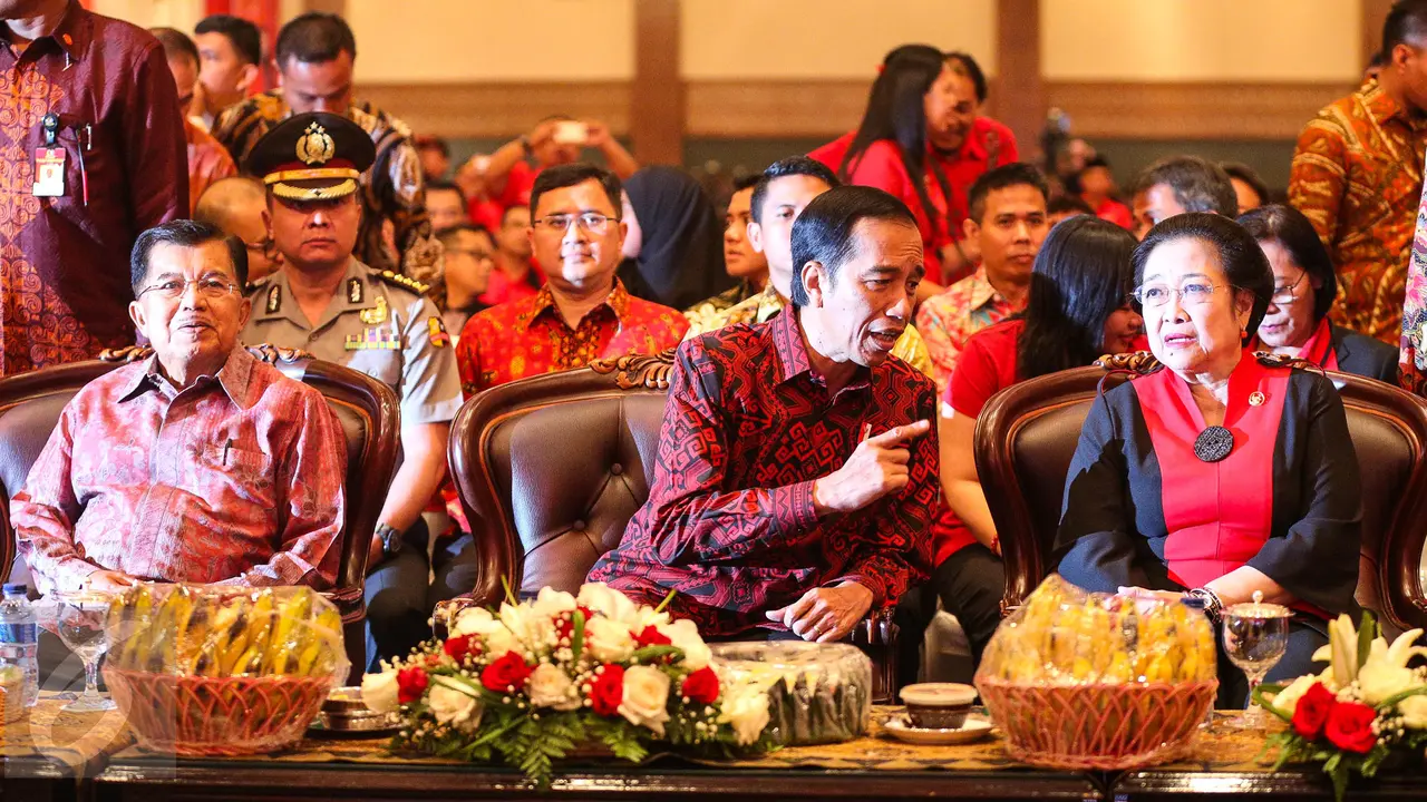 Jokowi dan Megawati di HUT PDIP 