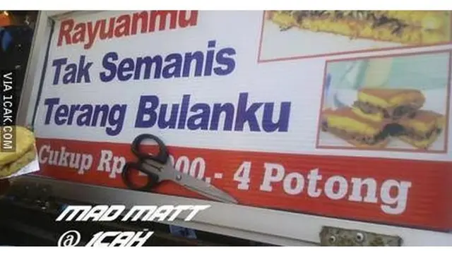 6 Nama Toko Tema Percintaan Ini Bikin Geleng Kepala