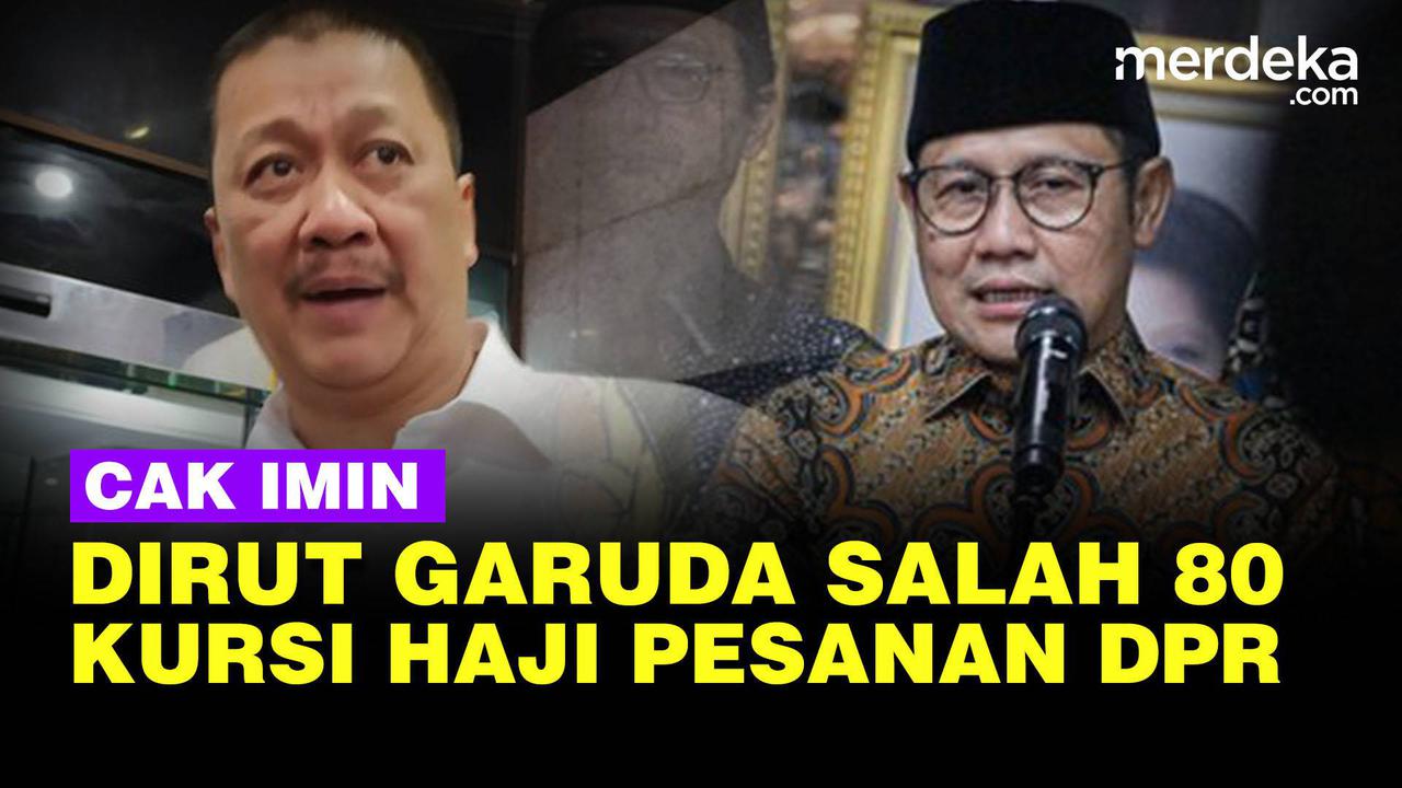 VIDEO: Cak Imin Sebut Bos Garuda Salah Ngomong soal DPR Minta 80 Kursi untuk Haji