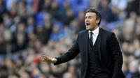 Pelatih Barcelona, Luis Enrique, berharap mendapatkan pemain baru sebelum bursa transfer tengah musim ditutup. (Reuters/Juan Medina)