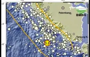 Gempa Magnitudo 5,1 Guncang Bengkulu, Tak Berpotensi Tsunami