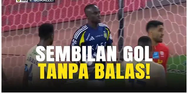 VIDEO: Cristiano Ronaldo Absen? Enggak Masalah! Al Nassr Bantai Al Akhdoud Sembilan Gol Tanpa Balas