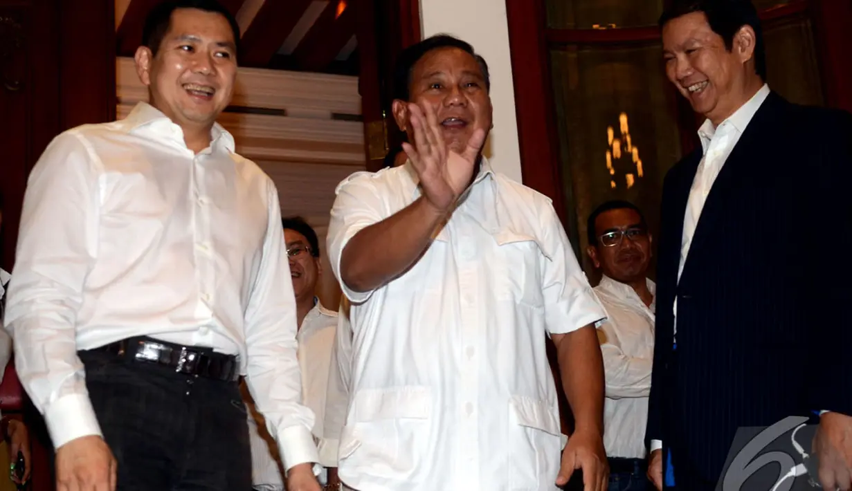 Hary Tanoe resmi mengundurkan diri dari Partai Hanura yang mendukung Joko Widodo-Jusuf Kalla pada Pemilu Presiden 2014, Jakarta Selatan, Kamis (22/5/2014) (Liputan6.com/Johan Tallo)