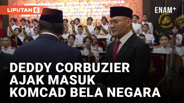 Deddy Corbuzier Dilantik Jadi Staf Khusus Menteri Pertahanan