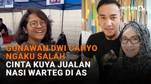 Gunawan Dwi Cahyo Ngaku Salah, Cinta Kuya Jualan Nasi Warteg di AS