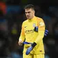 2. Ederson (Manchester City) - 39 pertandingan, 20 clean sheet (AFP/Oli Scarff)