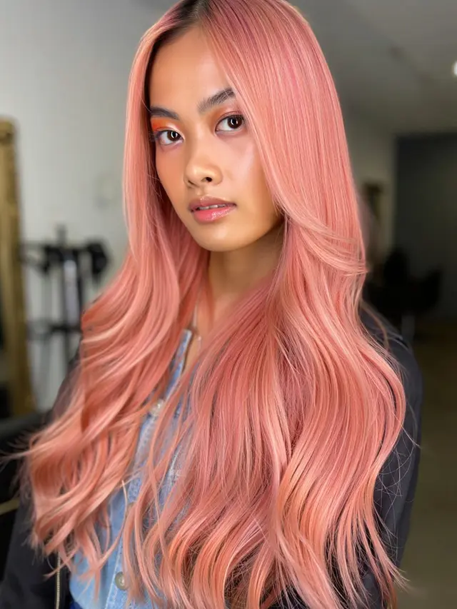 Inspirasi Warna Rambut Panjang di 2025