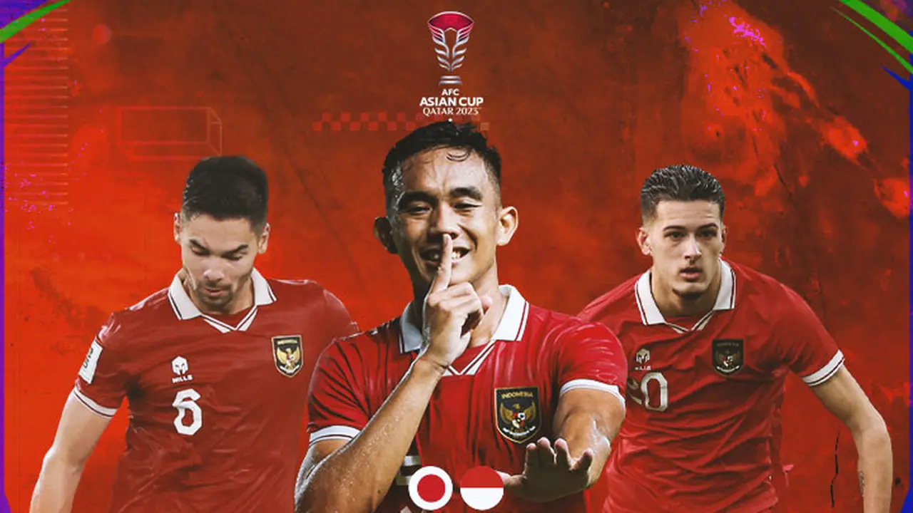 Piala Asia - Jepang Vs Timnas Indonesia - Sandy Walsh, Rizky Ridho, Justin Hubner