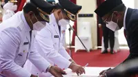 Pelantikan 11 Kepala Daerah di Sulawesi Selatan dilakukan Secara 'Hybrid', Seperti Apa?