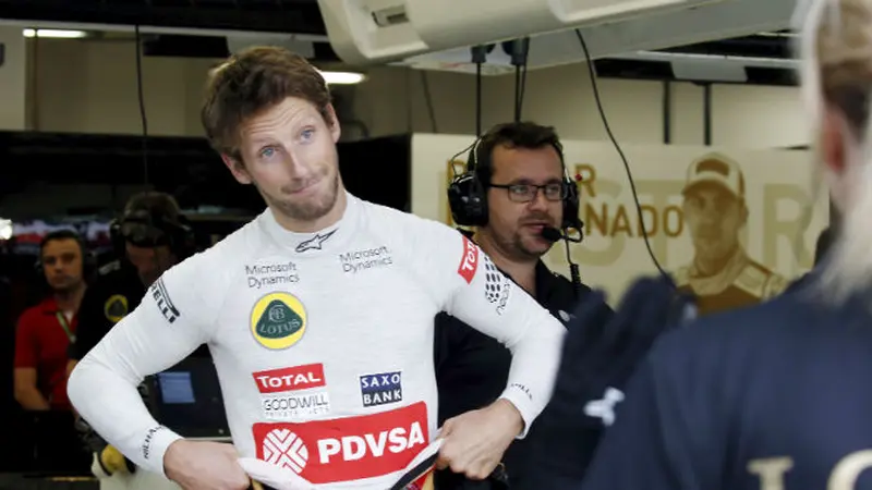 Pembalap Lotus, Romain Grosjean