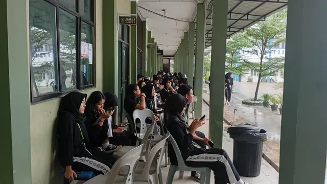 Pelajar di Batam. (Liputan6.com/Ajang Nurdin)