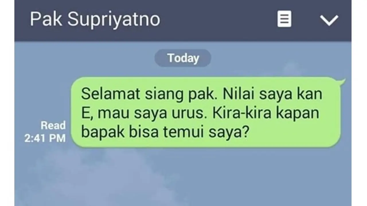 6 Chat Mahasiswa Protes Nilai E ke Dosen Ini Bikin Elus Dada