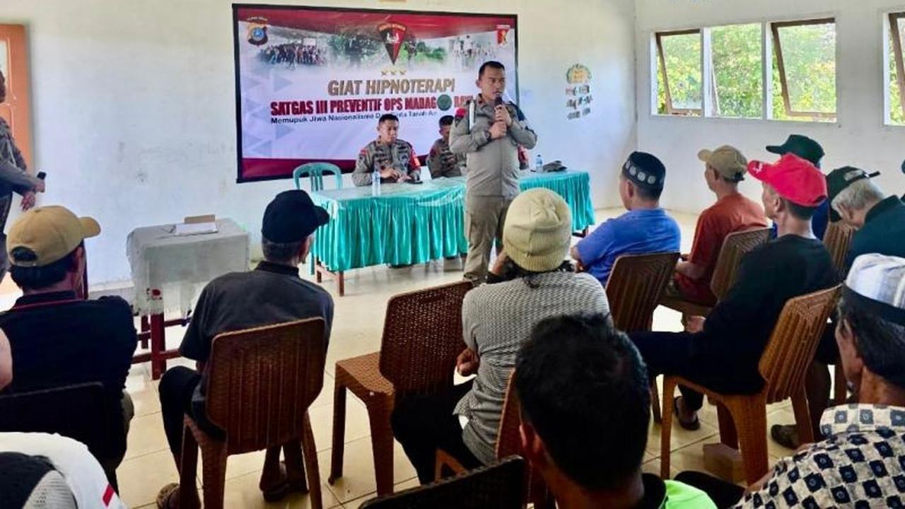 Perkuat Ketahanan Sosial, Satgas Madago Raya Poso Gelar Hipnoterapi untuk Eks Napiter