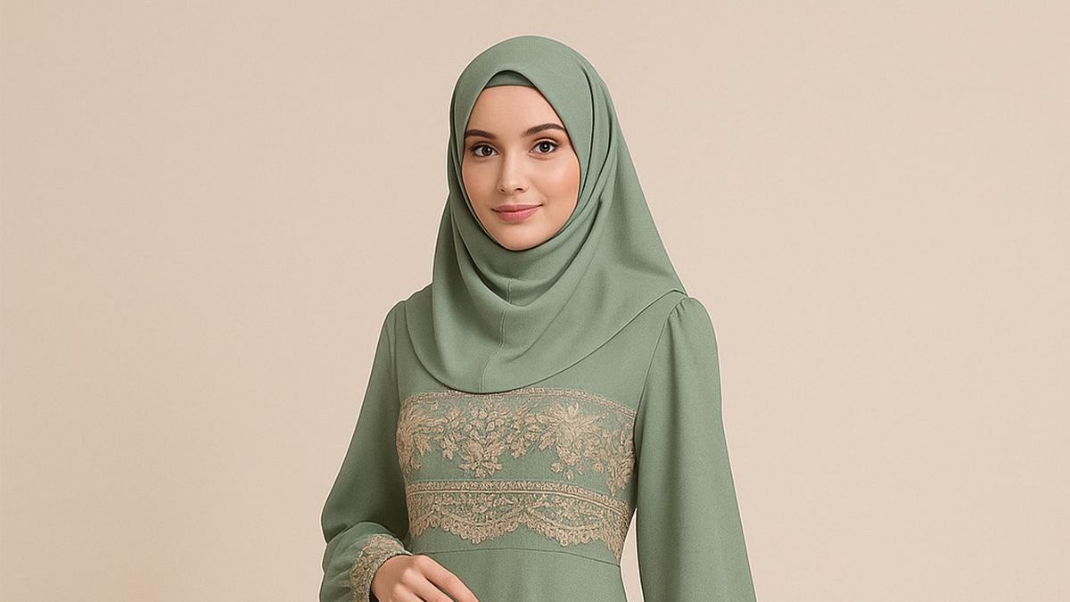 7 Model Gamis Syari A-Line Ruffle Lengan Soft Trend 2025, Chic dan Elegan