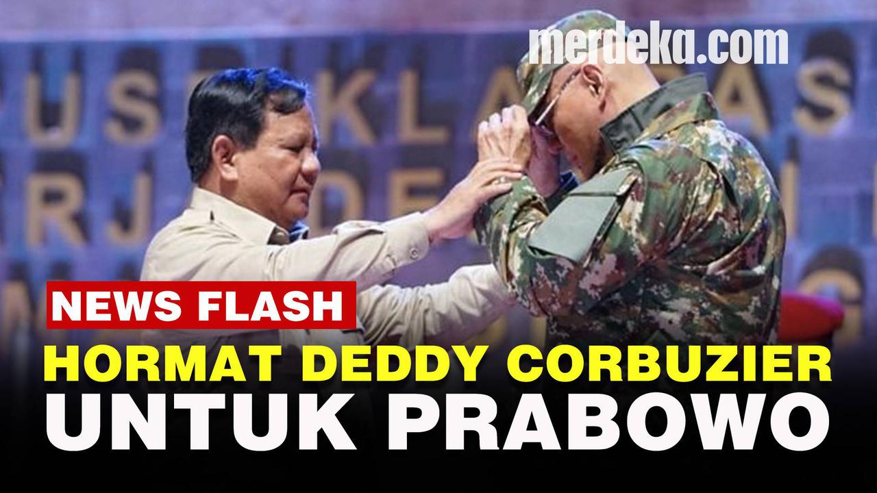 VIDEO: Bangganya Menhan Prabowo Lantik Deddy Corbuzier Jadi Duta Komcad