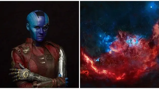 Potret Cocoklogi Kostum Nebula Avengers vs Galaksi Nebula
