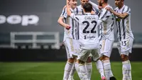 Kulusevski mencetak gol pertama untuk Juventus saat menghadapi Genoa (AFP)