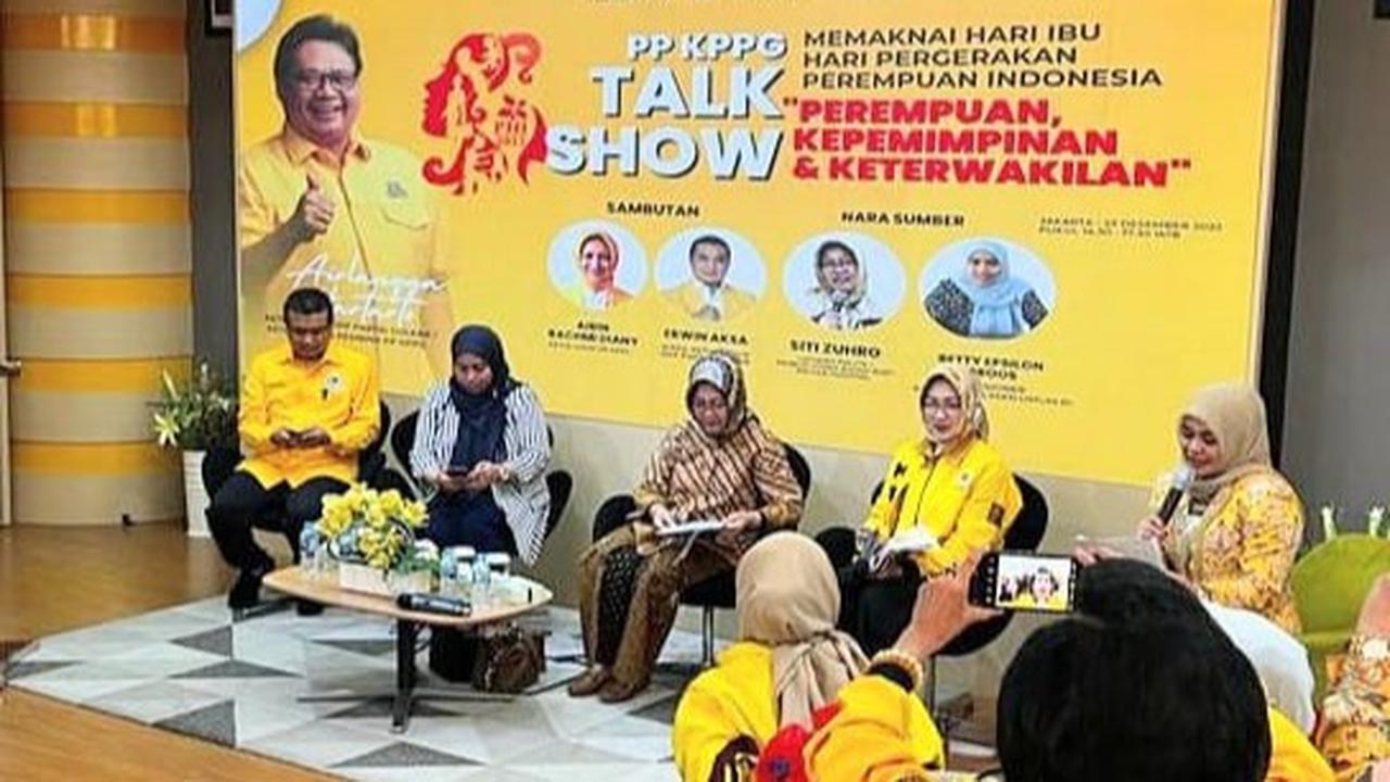 Ketua Umum Pimpinan Pusat Kesatuan Perempuan Partai Golkar (PP KPPG) Airin Rachmi Diany