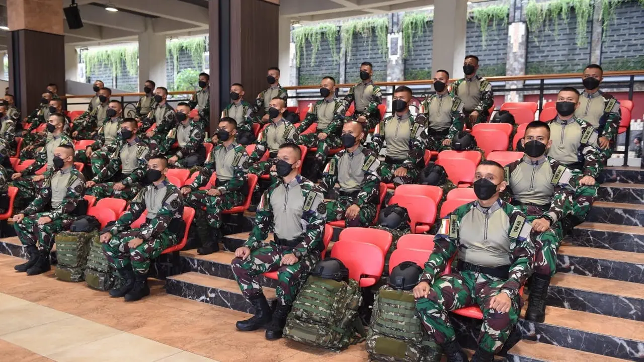 KSAD melepas keberangkatan prajurit TNI AD untuk mengikuti latihan bersama Garuda Airborne di Amerika Serikat,