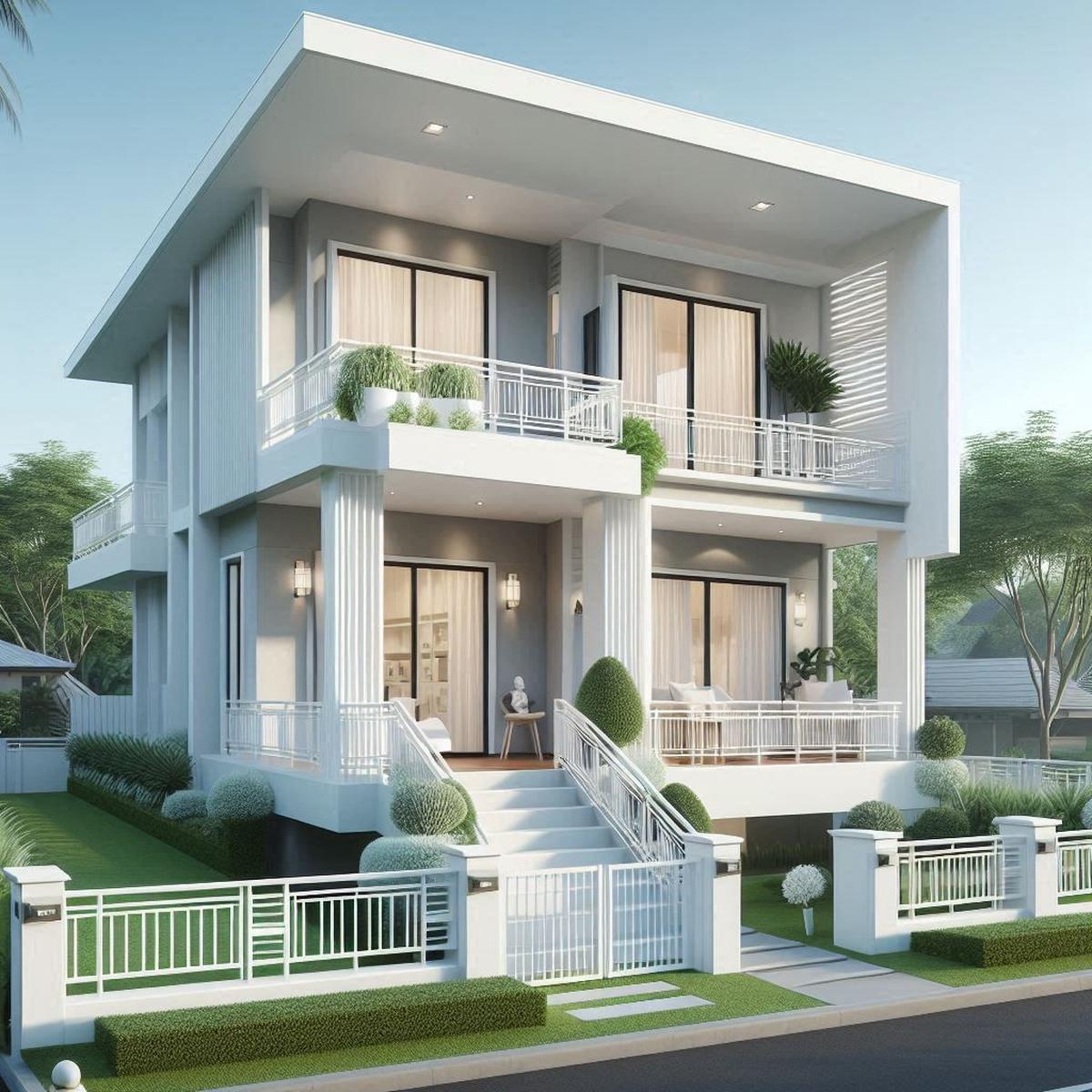 Desain Railing Balkon Minimalis