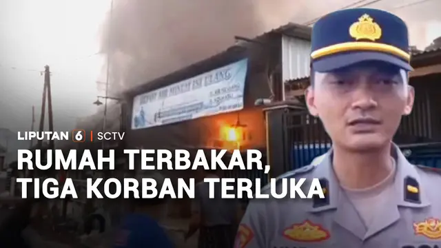 Kompor Menyambar Bensin Eceran Picu Kebakaran, Tiga Orang Terluka