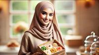 ucapan terima kasih parcel lebaran ©Ilustrasi dibuat AI