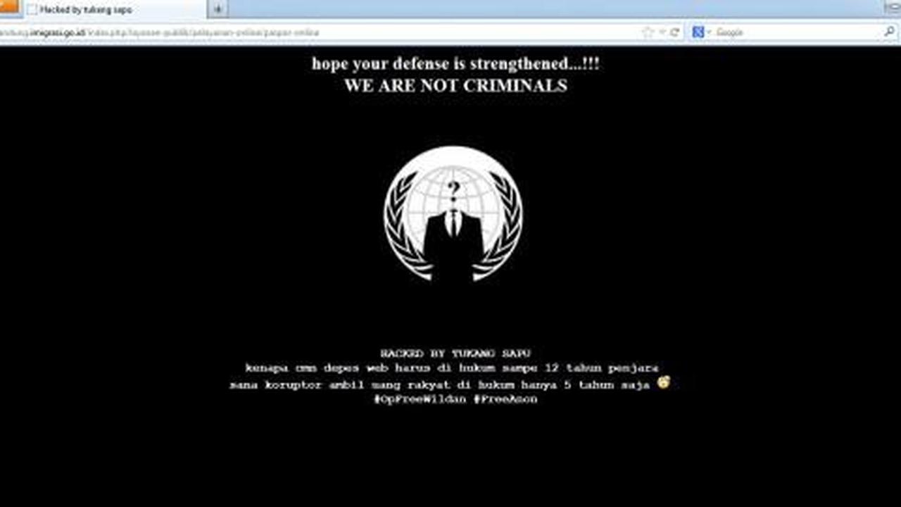 Peretasan situs-situs pemerintah rugikan publik