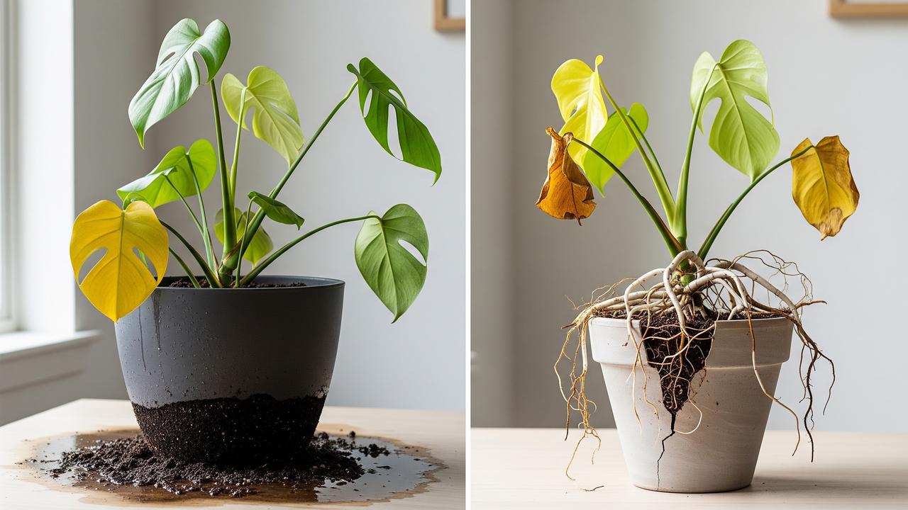 Ukuran Pot Monstera yang Tidak Tepat