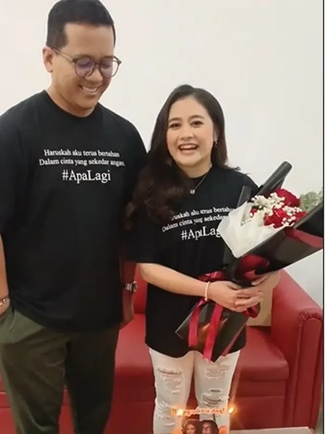 7 Potret Kebersamaan Prilly Latuconsina dan Musisi Andi Rianto yang Rilis Lagu Baru
