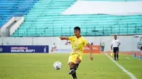 Bek sayap Barito Putera, Miftah Anwar Sani. (Bola.com/Nandang Permana)