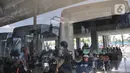 Diperkirakan puncak arus mudik di Terminal Jatijajar terjadi pada 18 April mendatang. (merdeka.com/Iqbal S Nugroho)