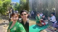 Teuku Rassya dan Tamara Bleszynski gelar Upacara Piodalan (Sumber: Instagram/tamarableszynskiofficial)