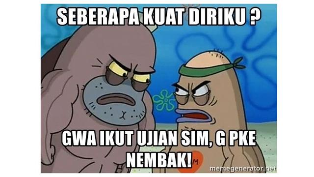 6 Meme Kocak Ujian Sim Ini Bikin Geleng Kepala Hot