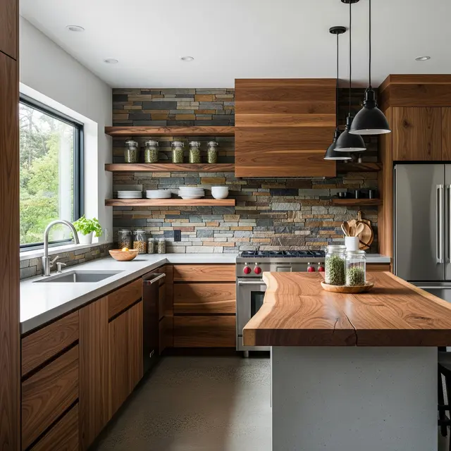 Model Dapur Cantik Minimalis Terbaru (Image by Gemini AI)